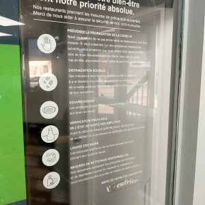 Affiche pour fenêtre electrostatique