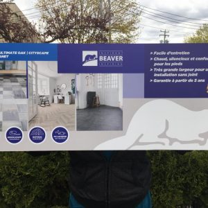 Impression panneau extérieur Beaver