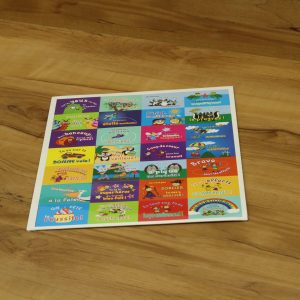 Impression d'autocollant pour enfants