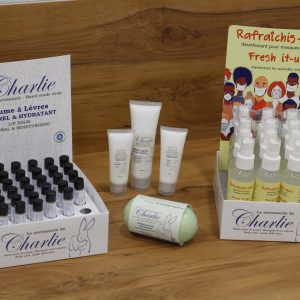 Impression de boites et présentoirs produits Charlies