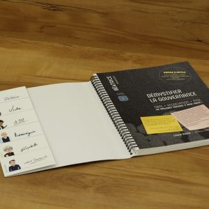 Impression Manuel de formation reliure cachée - ouvert